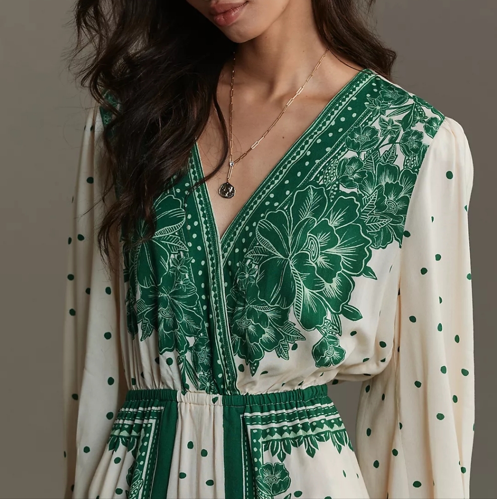 Farm Rio Floral Dot Jumpsuit - Picture 12 of 12